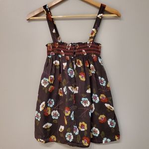 Eyeshadow Floral Tank Top - Size S